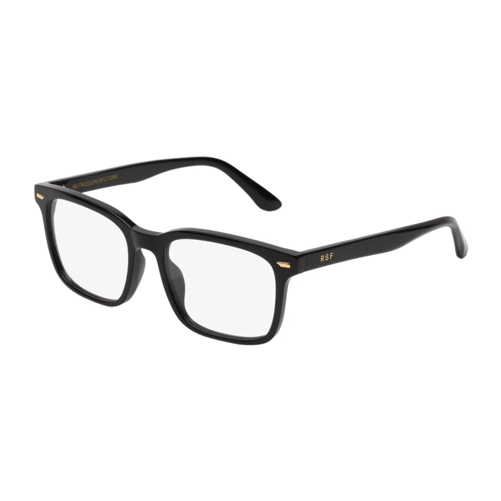 Retrosuperfuture Unisex Black Glasses, 53 Mm, 96B Optical Frame