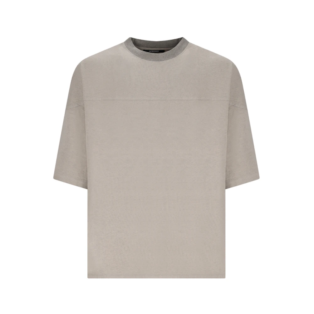 Jacquemus Gray Le Tshirt Atelier Mc - Male - T-Shirts - L - Tops