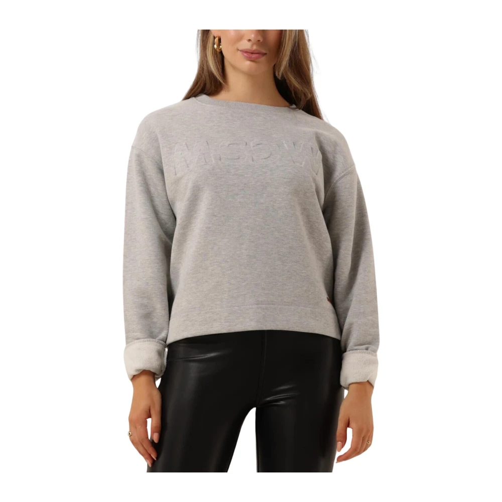 Moscow Logo Sweater Damesmode Gray Dames