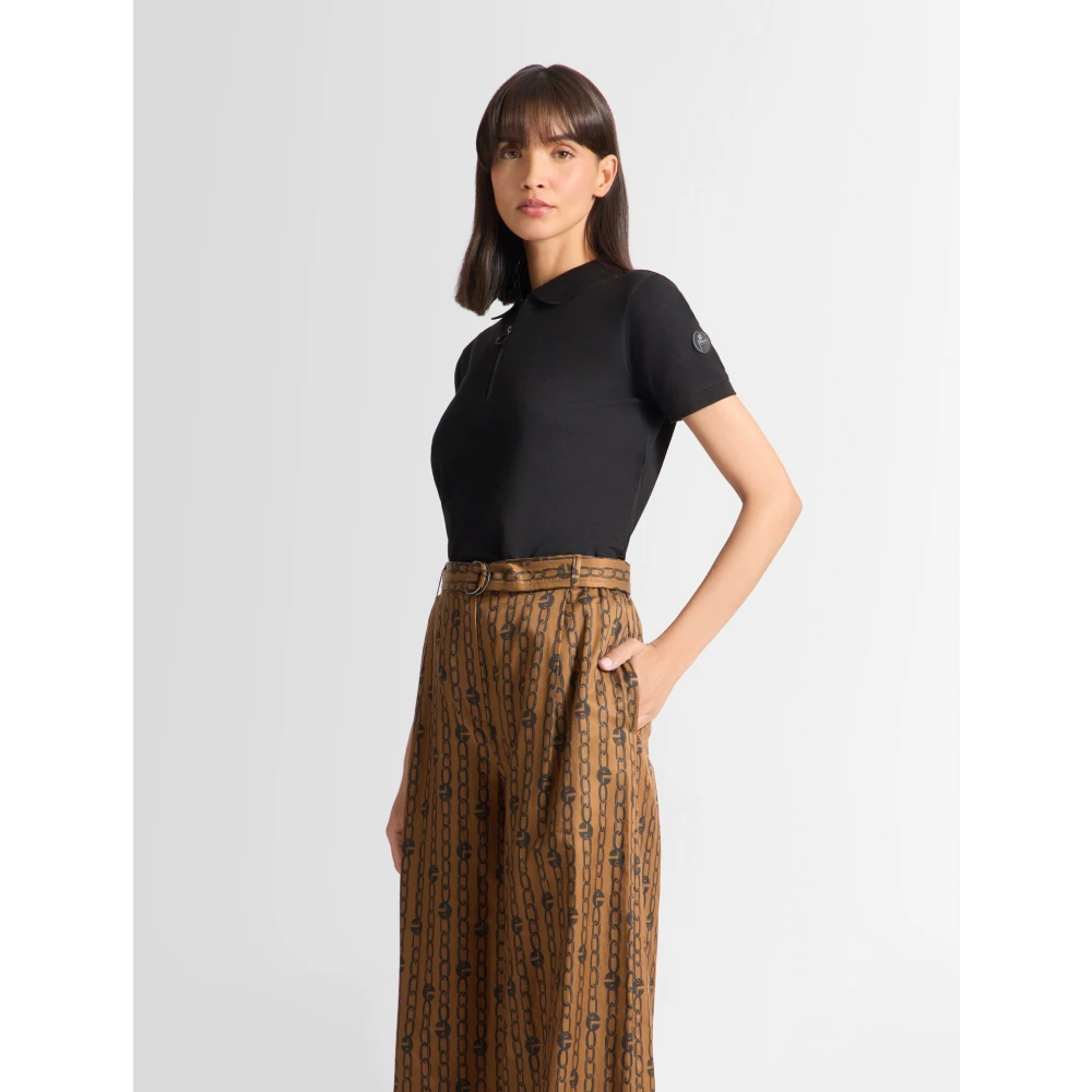Fusalp Leana Poloshirt MET Korte Mouwen Black Dames
