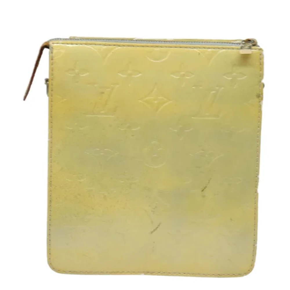 Louis Vuitton Vintage Pre-owned Leather pouches Green Dames