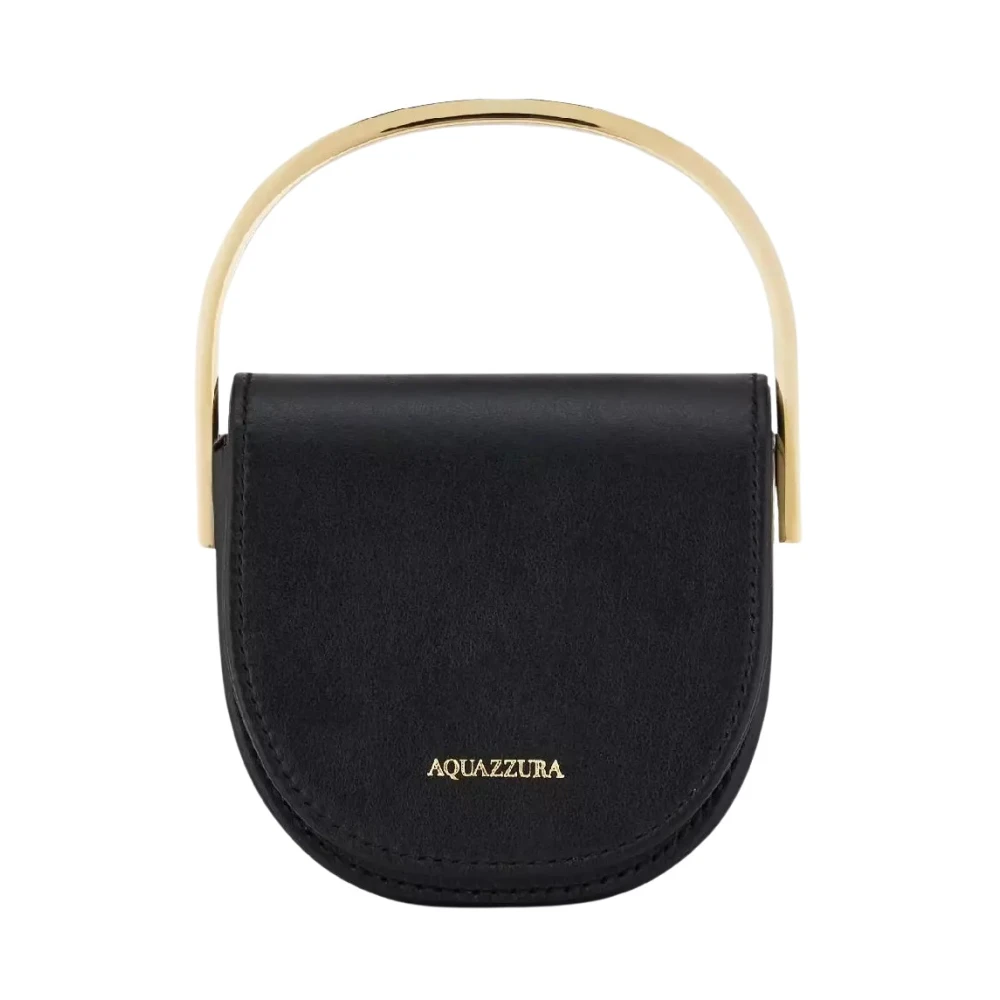 Aquazzura Women's Black Handbags, One Size, Purist Micro Handbag