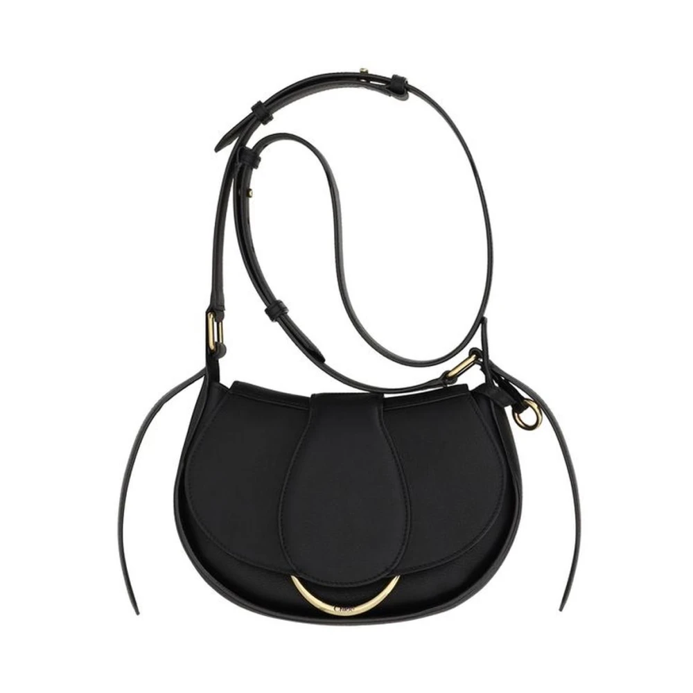 Chloé Stijlvolle Schoudertas met Magneetsluiting Black Dames