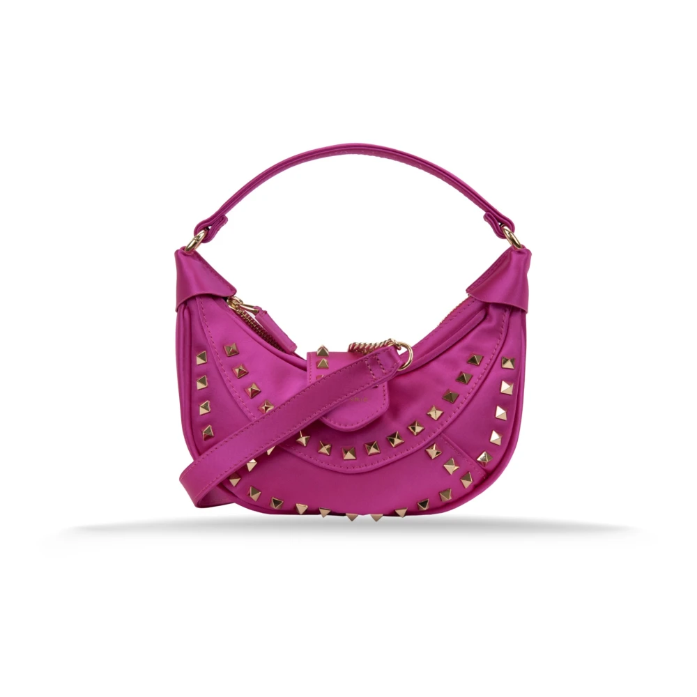 La Carrie Dames Schoudertas met Rits Magneetknoop Pink Dames