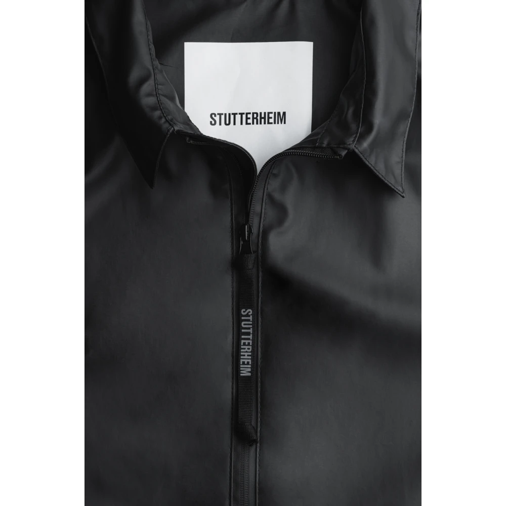 Stutterheim Lichtgewicht Waterdichte Parka Black Dames