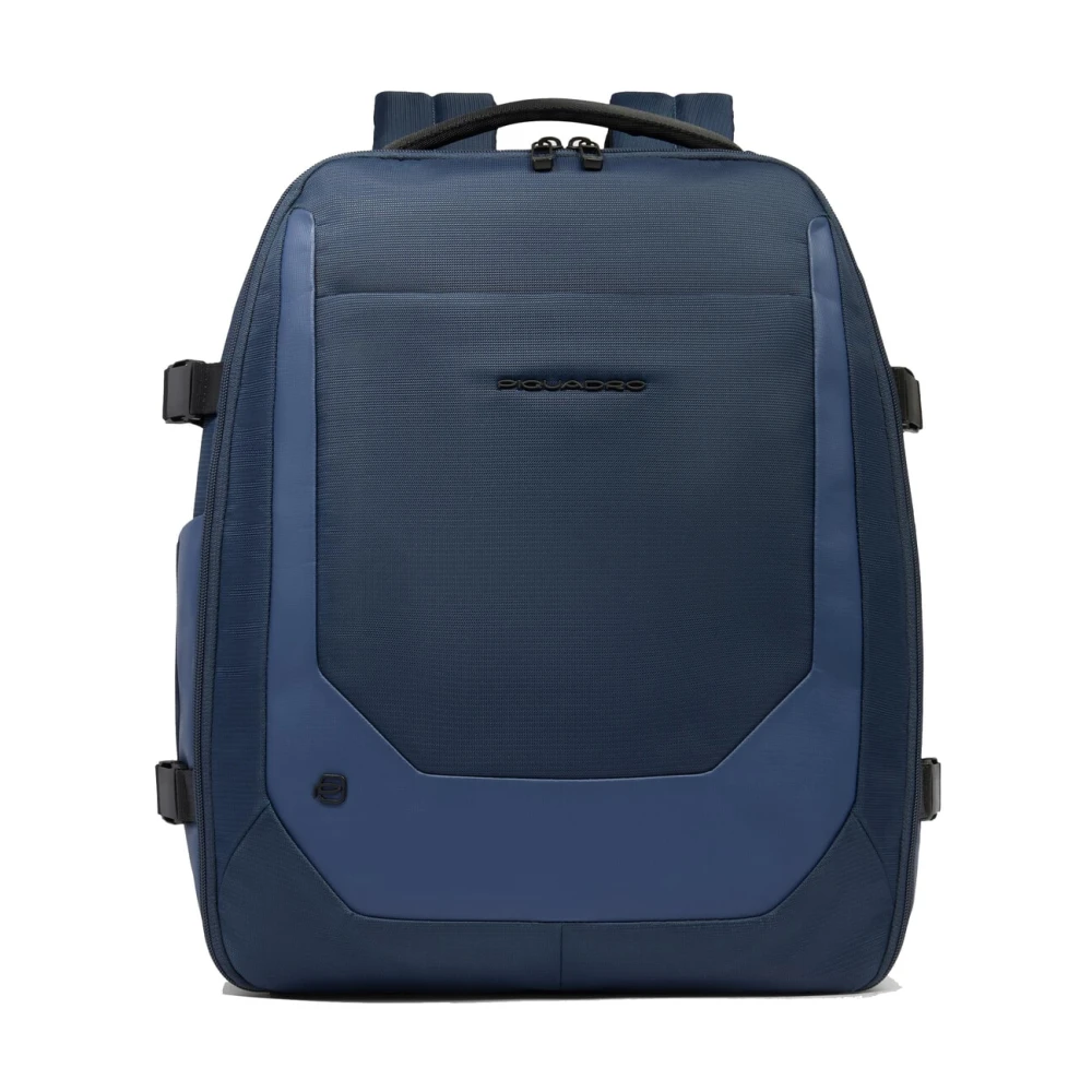 Piquadro Men's Blue Travel Backpack With Shockproof Protection