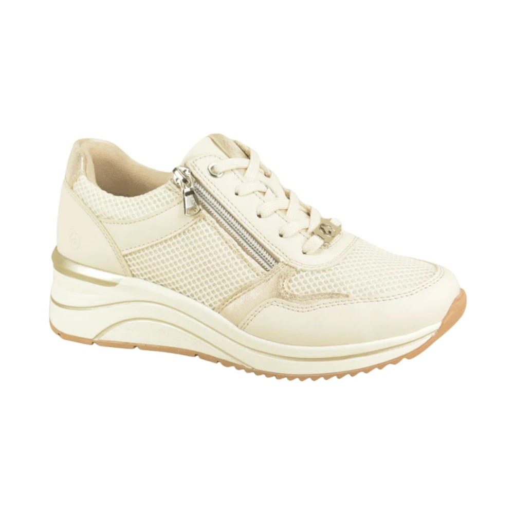 Remonte Runner N+tiret spieZ Dames Schoenen Beige