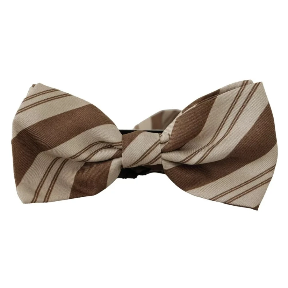 Dolce & Gabbana Men's Brown Tied Bow Tie