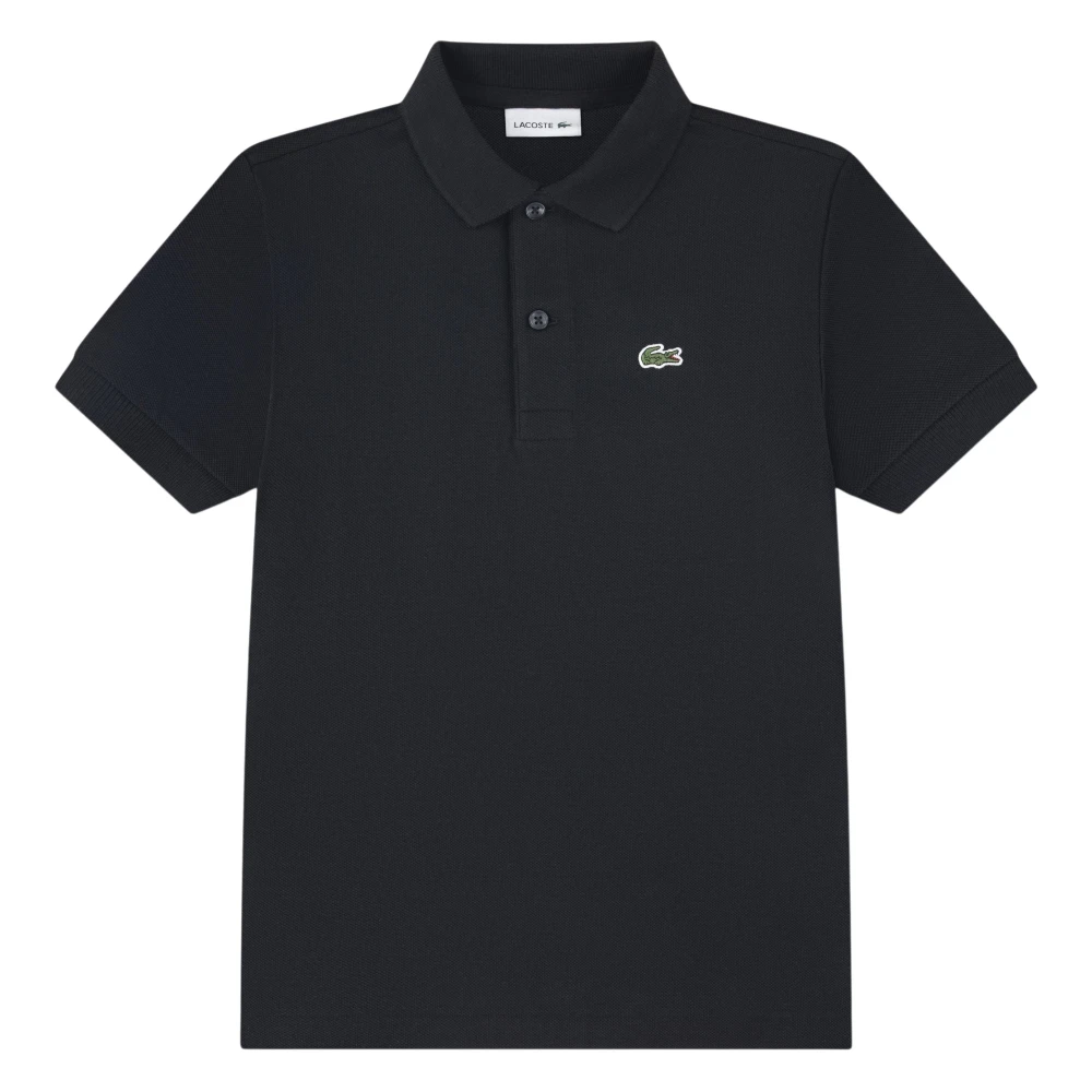Lacoste Boys Black Petit Piqué Polo