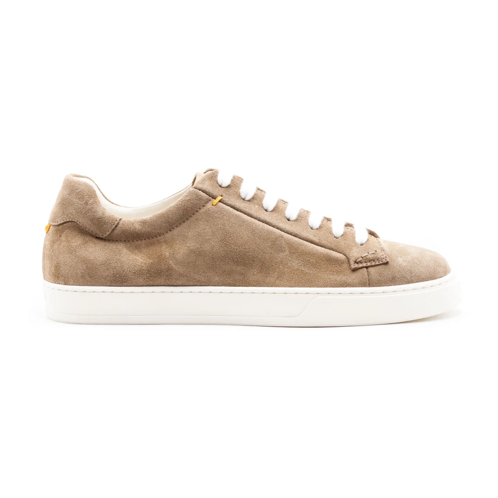 Doucal’s Suede Sneaker Heren Schoenen Beige