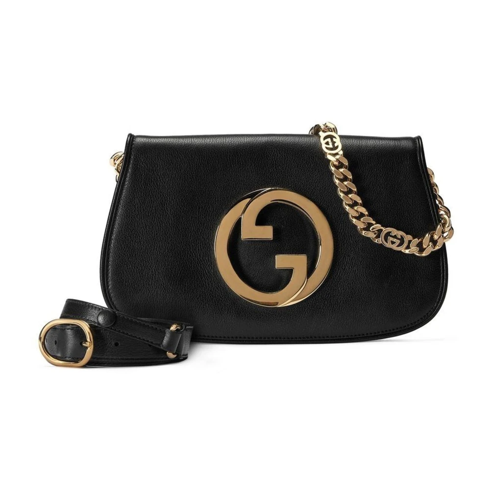 Gucci Blondie Axelremsväska Black, Dam