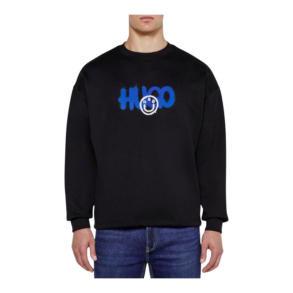 Hugo Boss Stijlvolle Heren Sweater Black Heren