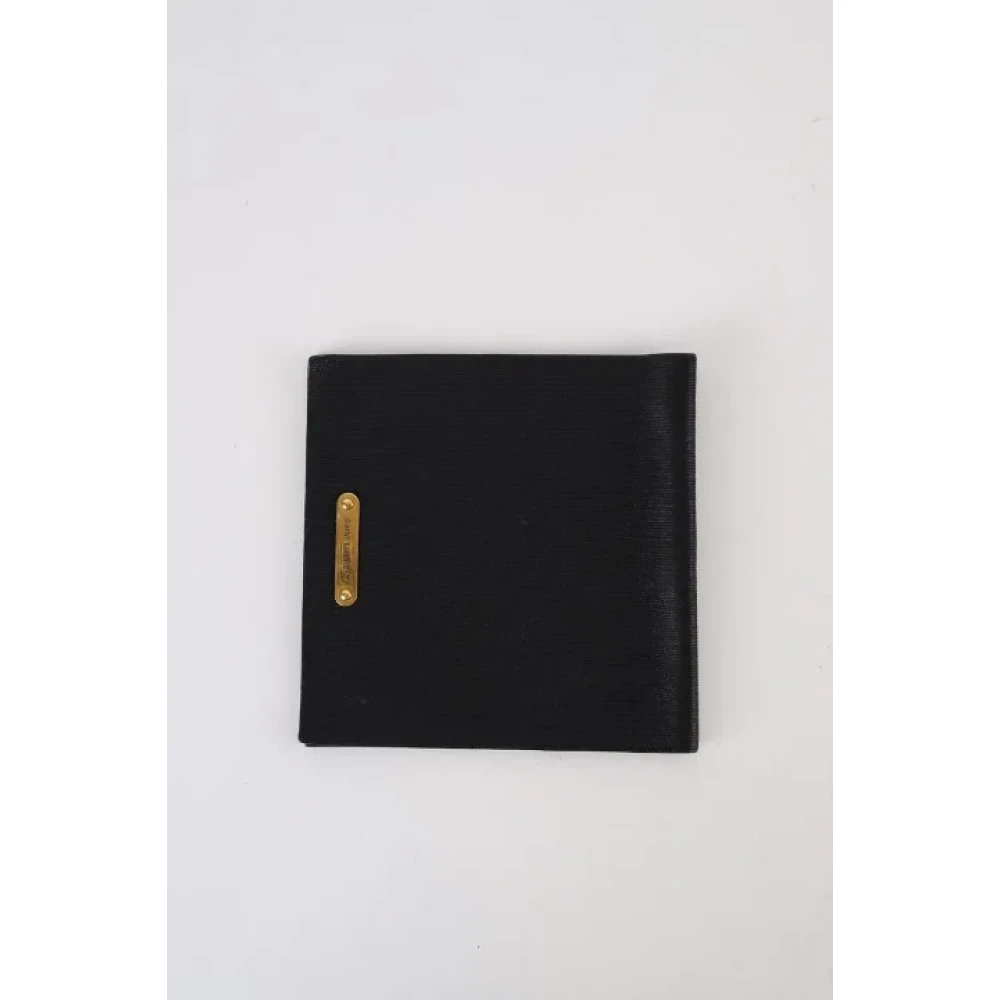 Saint Laurent Vintage Pre-owned Leather wallets Black Dames