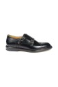 chaussure-en-cuir-noir-a-double-boucle