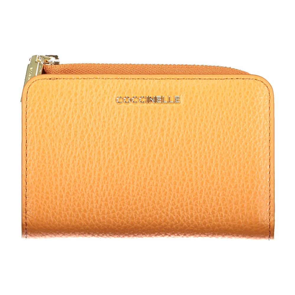 Coccinelle Women's Orange Wallets & Cardholders, One Size, Metallic Soft Wallet