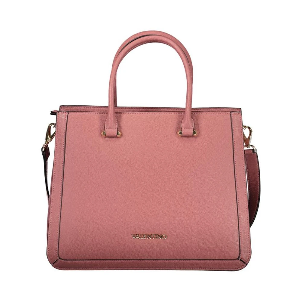Valentino Rosa Poliuretano Handbag - Female - Handbags - Pink - One Size - Bags