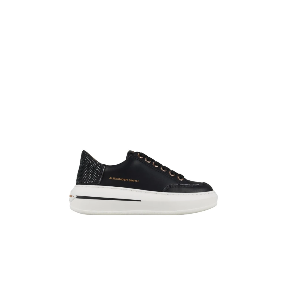 Alexander Smith Lancaster Vrouw in leer en hak met microstuds Dames Schoenen Zwart