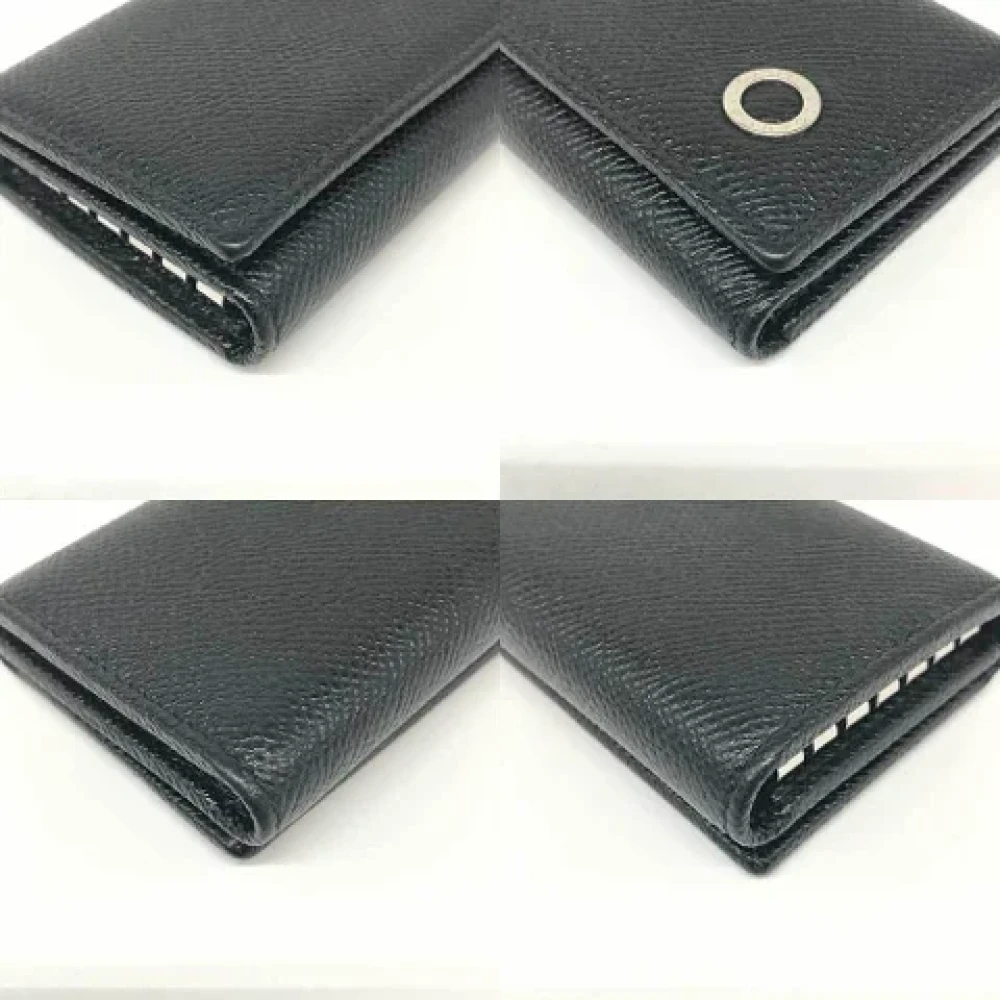 Bvlgari Vintage Pre-owned Leather key-holders Black Dames