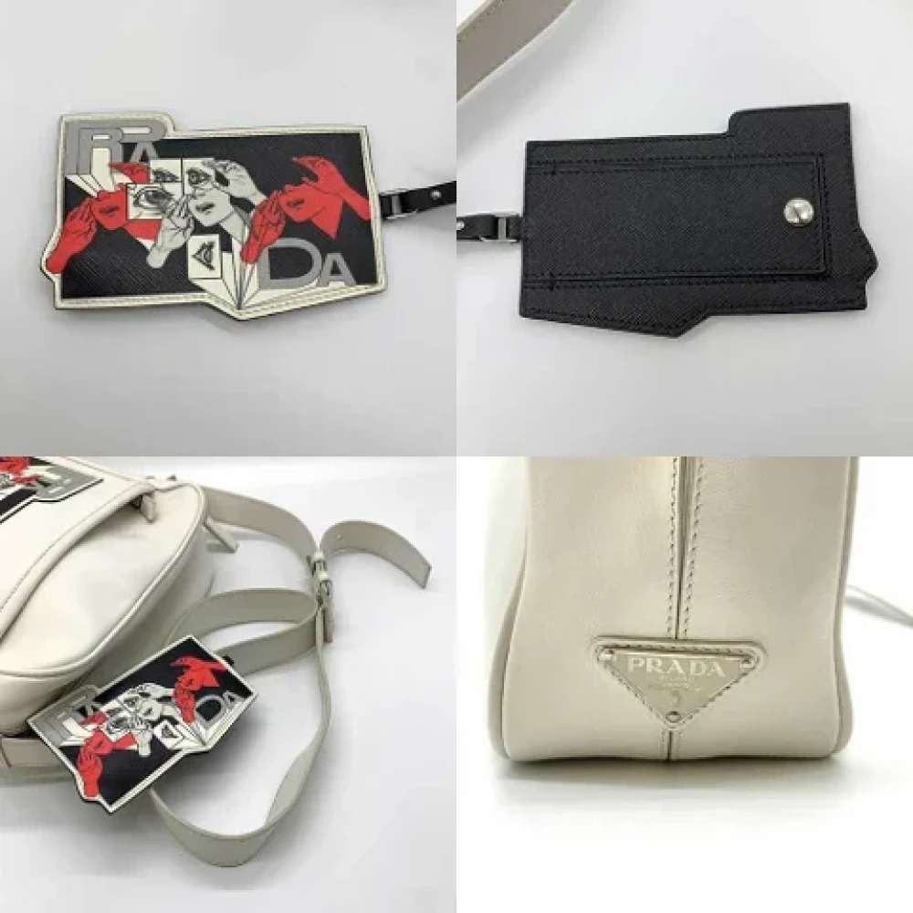 Prada Vintage Pre-owned Fabric prada-bags White Dames
