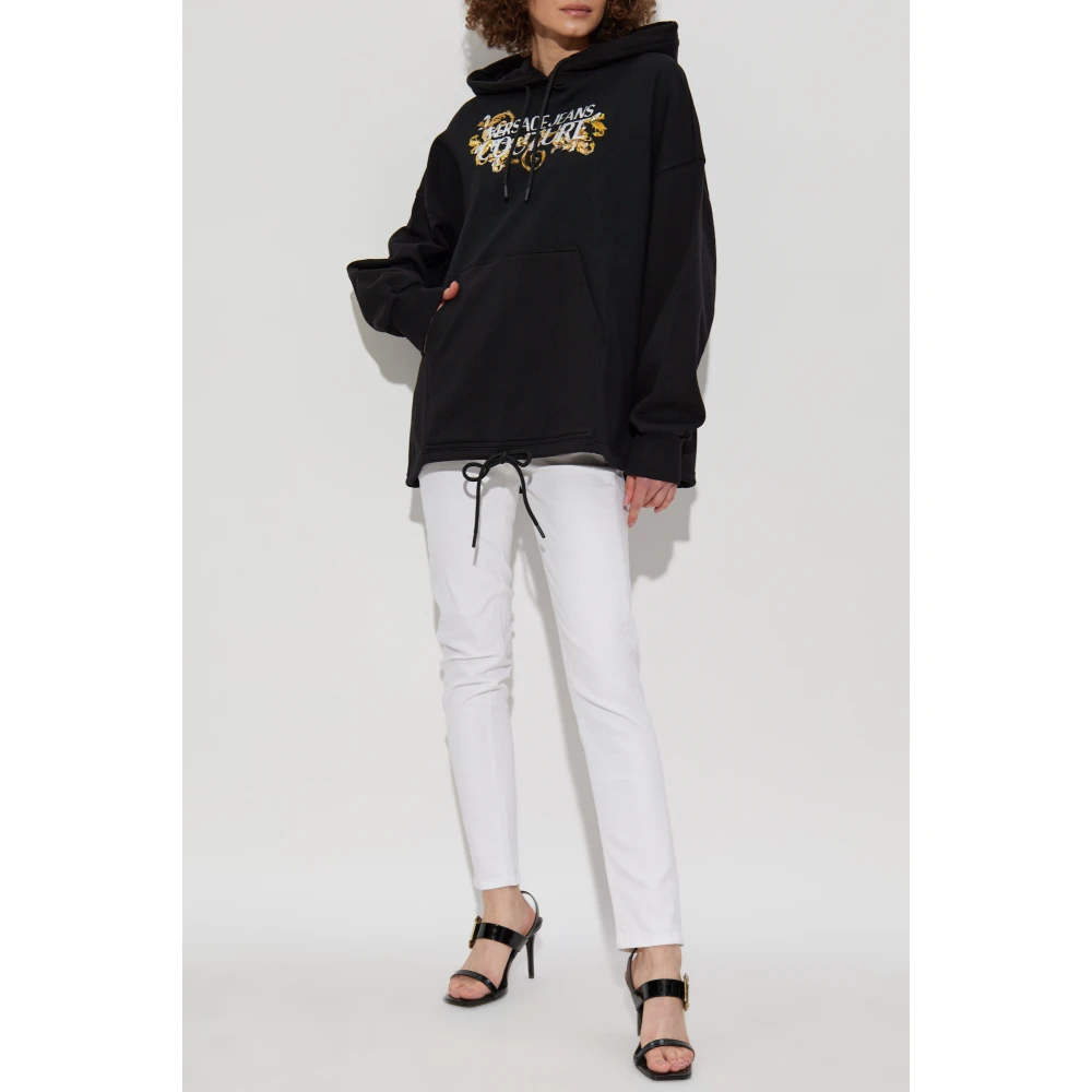Versace Jeans Couture Hoodie Black Dames