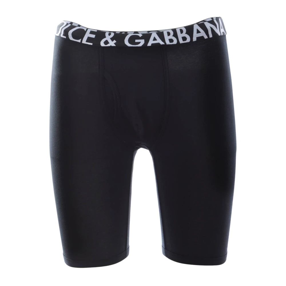 Dolce & Gabbana Heren Lange Boxershorts Black Heren