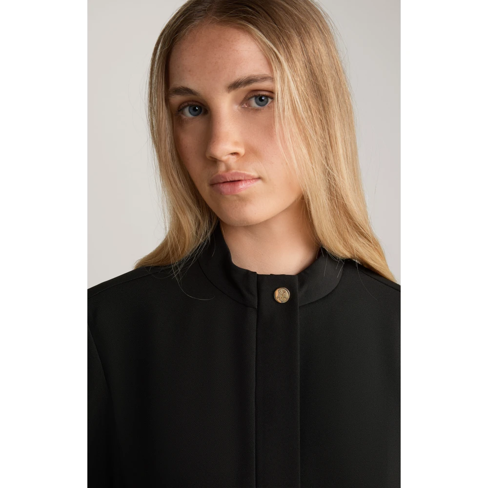 Joop! Zwarte damesblouse met verborgen sluiting Black Dames