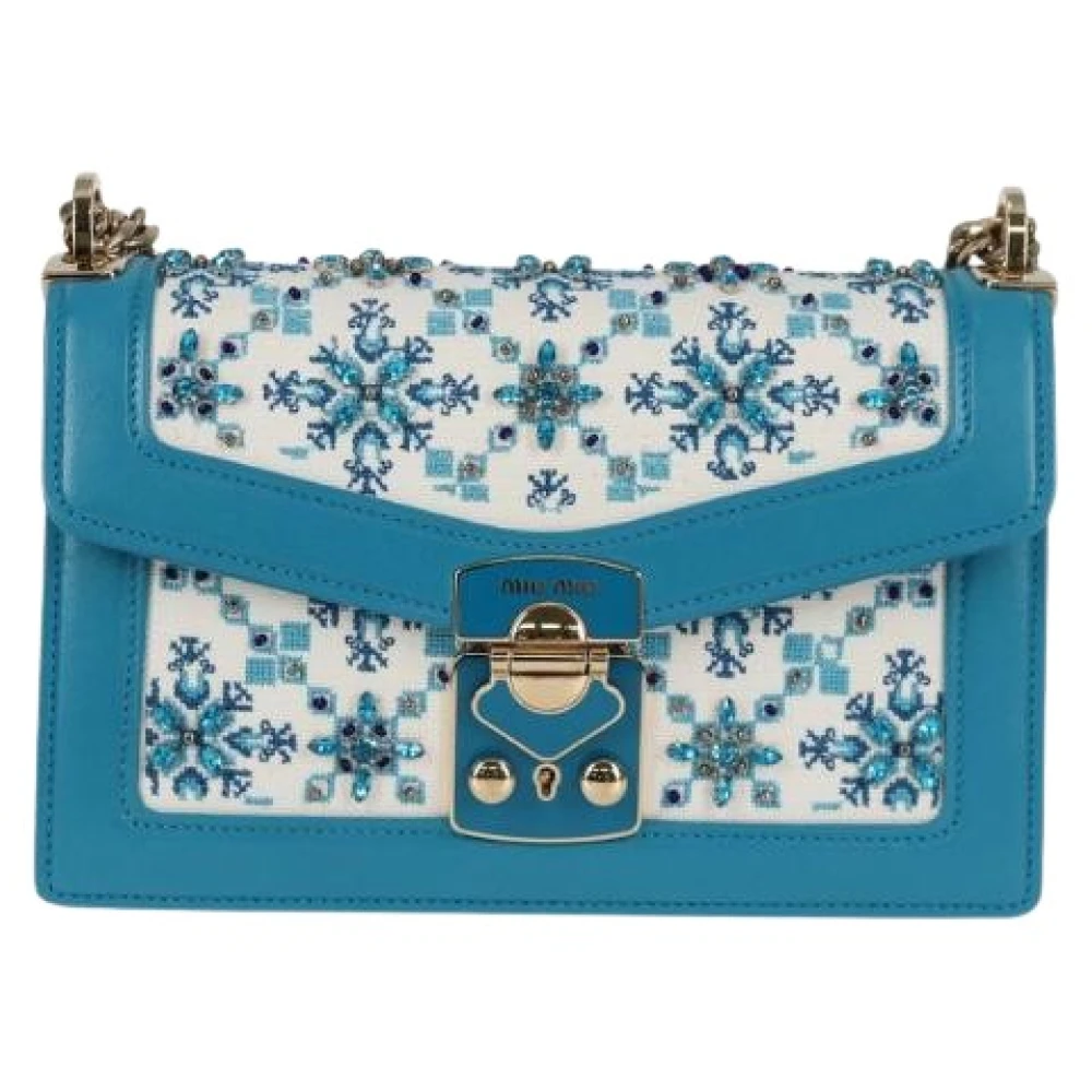 Pre-owned > Pre-owned Bags > Pre-owned Shoulder Bags - - Miu Miu Pre-owned - Modalova