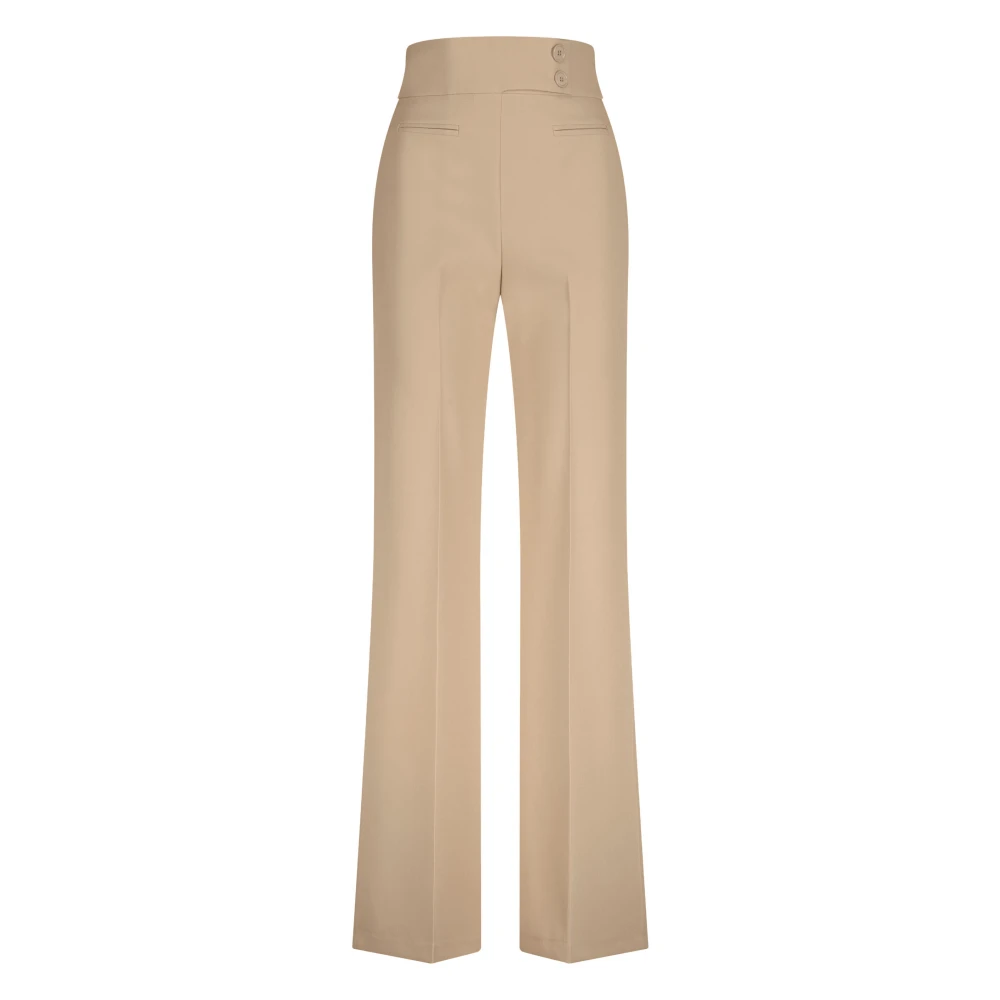 Nicowa High Waist Coreana Broek Beige Dames