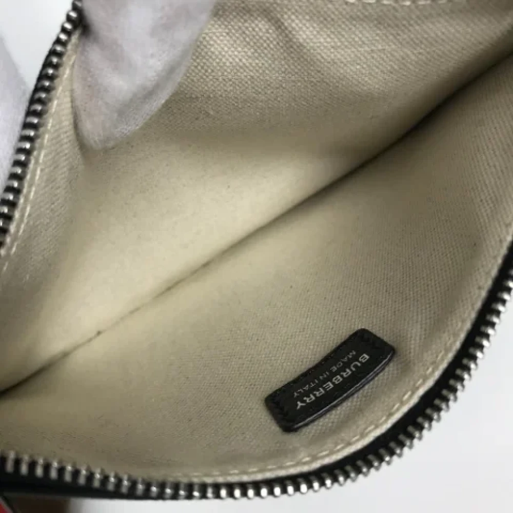 Burberry Vintage Pre-owned Canvas wallets Black Dames