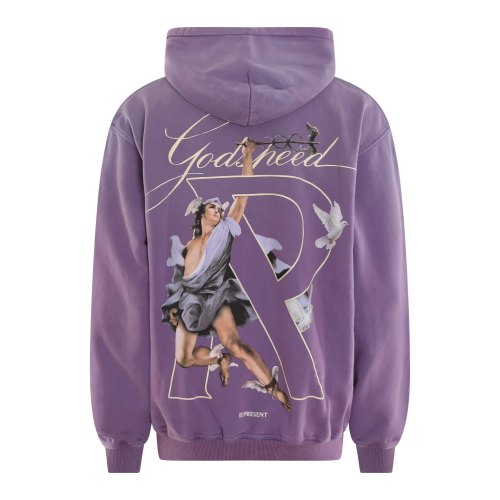 Represent Heren Hermes Hoodie Purple Heren