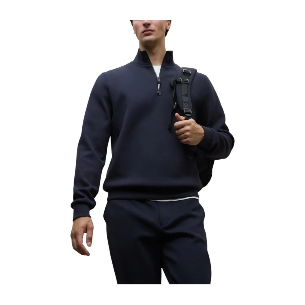 Ecoalf Men's Blue Sweatshirts, S, Betren Hoodie