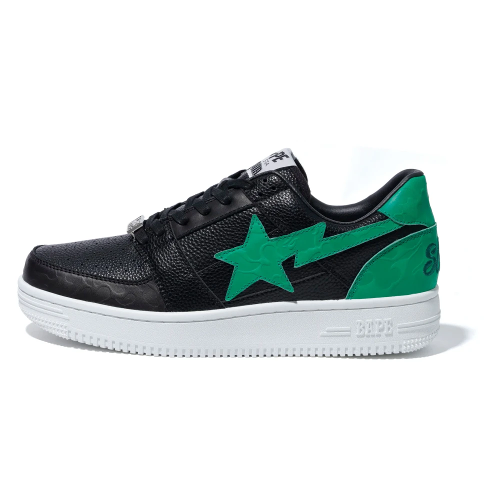 A Bathing APE Sta Low Sneakers Heren Schoenen Zwart