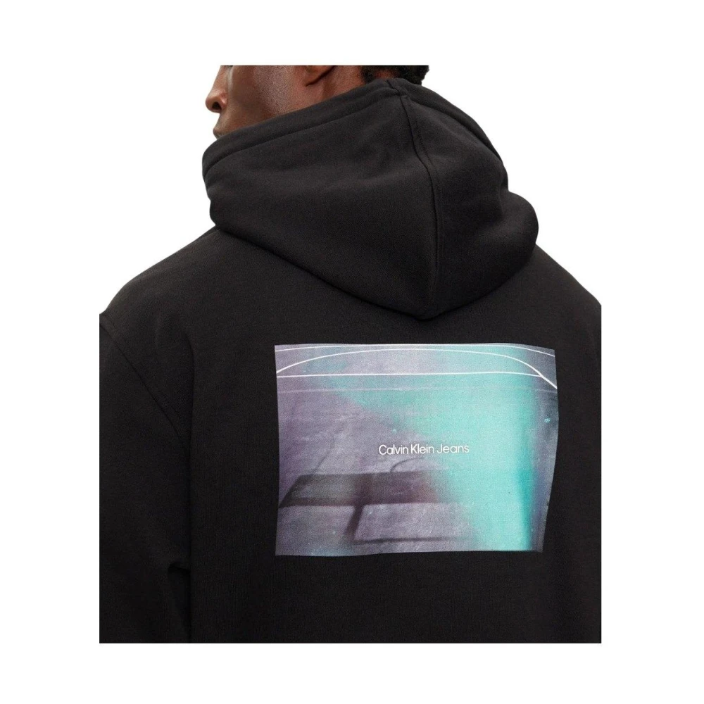 Calvin Klein Basketbalveld Sweatshirt Black Heren