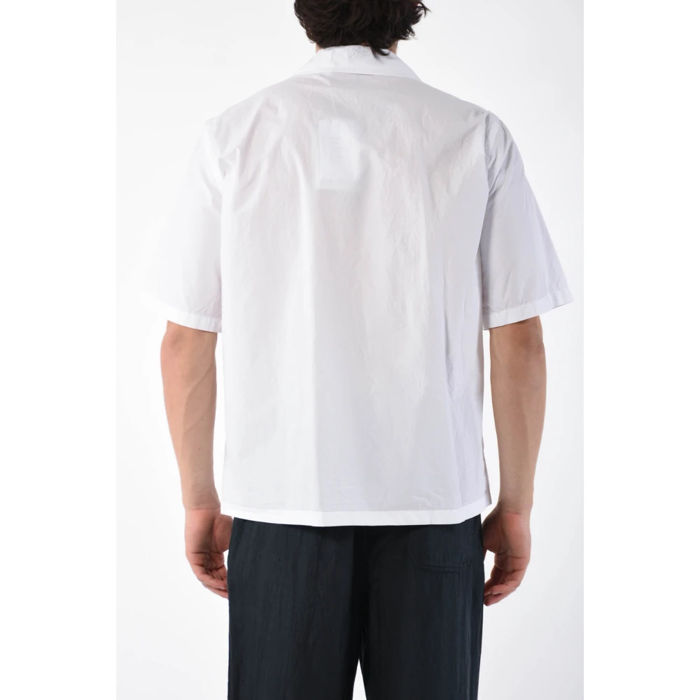 Aspesi Katoenen overhemd met knoopsluiting White Heren