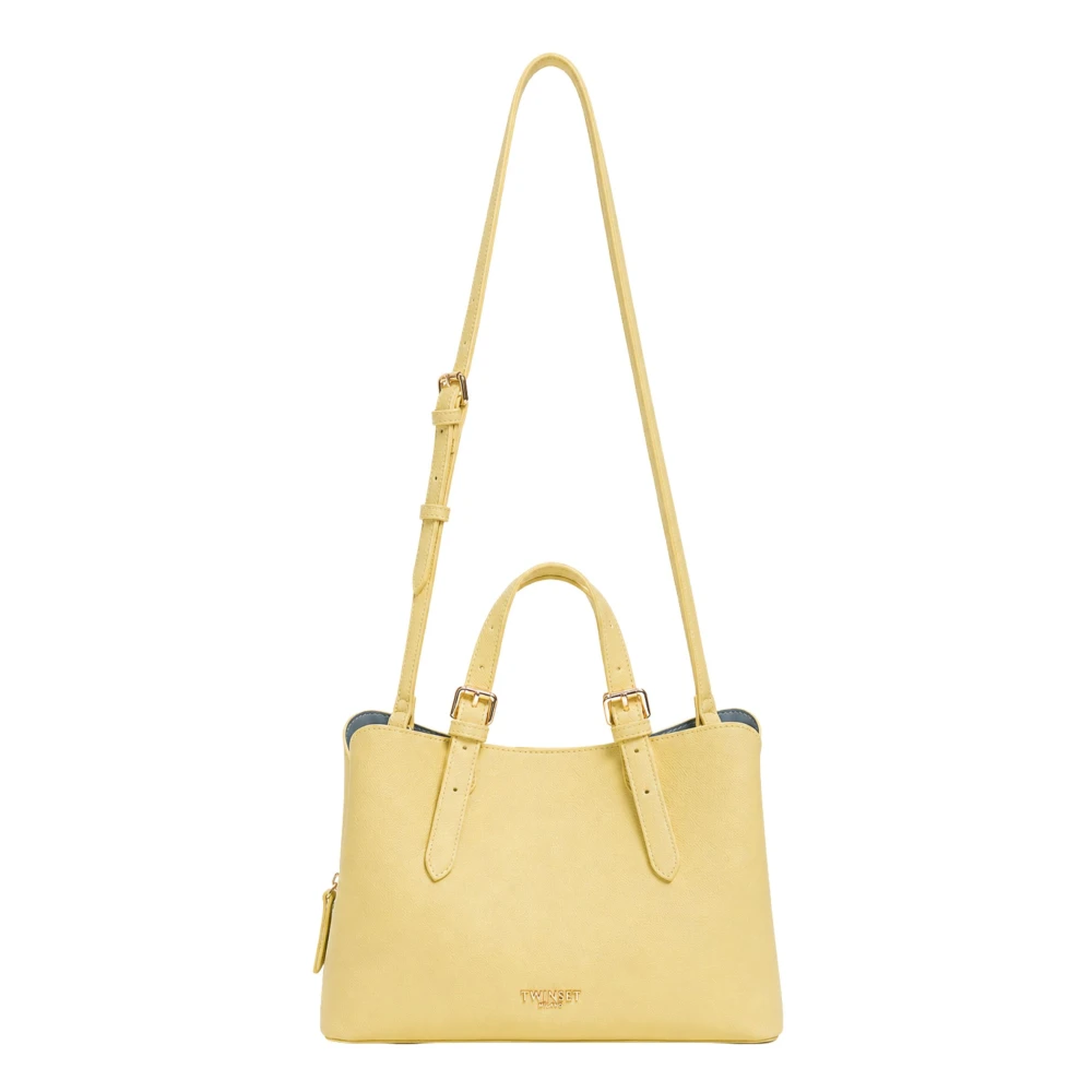 Twinset Yellow Handbags, Female, One Size, Small Tote Bag