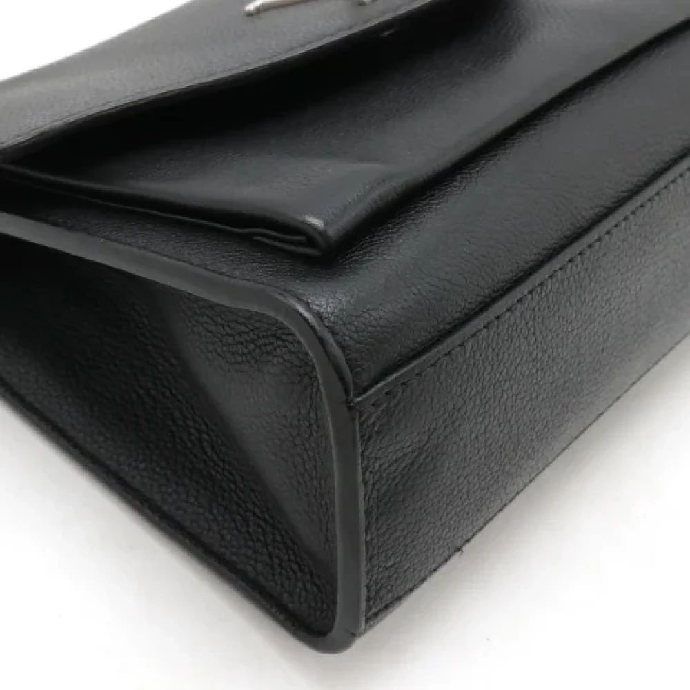 Louis Vuitton Vintage Pre-owned Leather crossbody-bags Black Dames