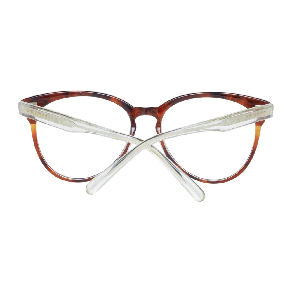 Scotch & Soda Bruine Ronde Optische Monturen Brown Dames