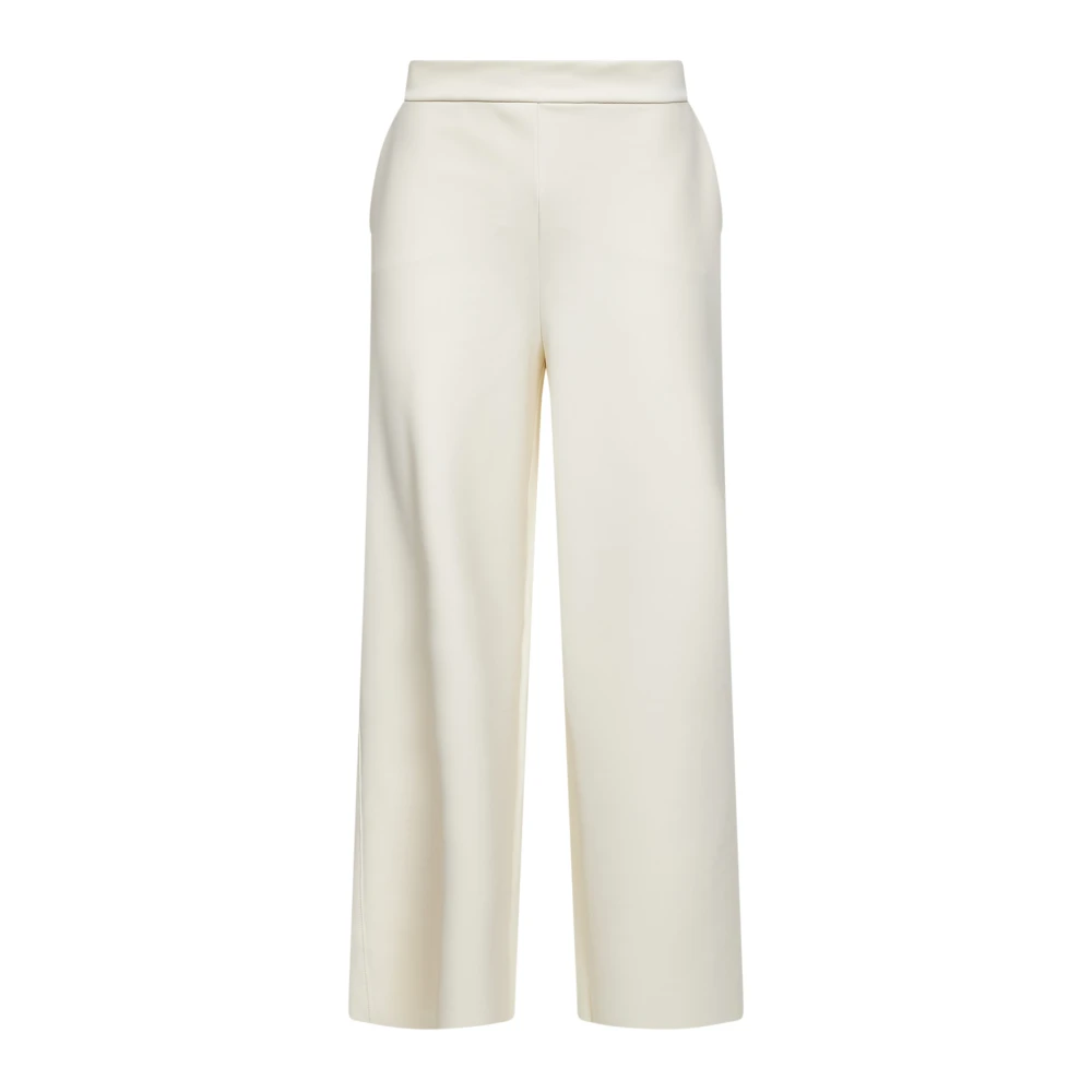 Chiara Boni Women's White Giuliette Trousers - Wide Trousers - 2XL - Trousers