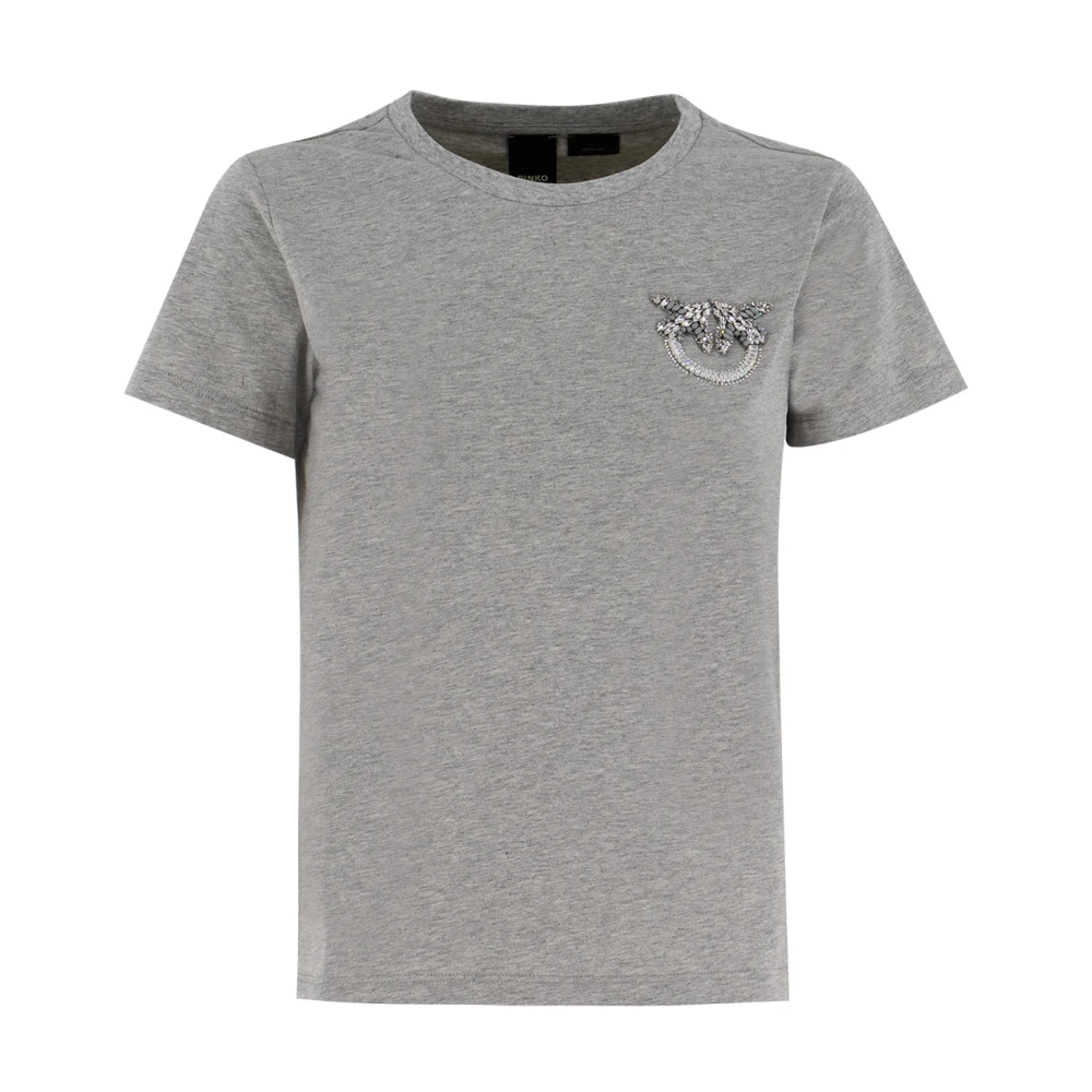 Pinko - Tops > T-Shirts - Gray - Pinko - Modalova