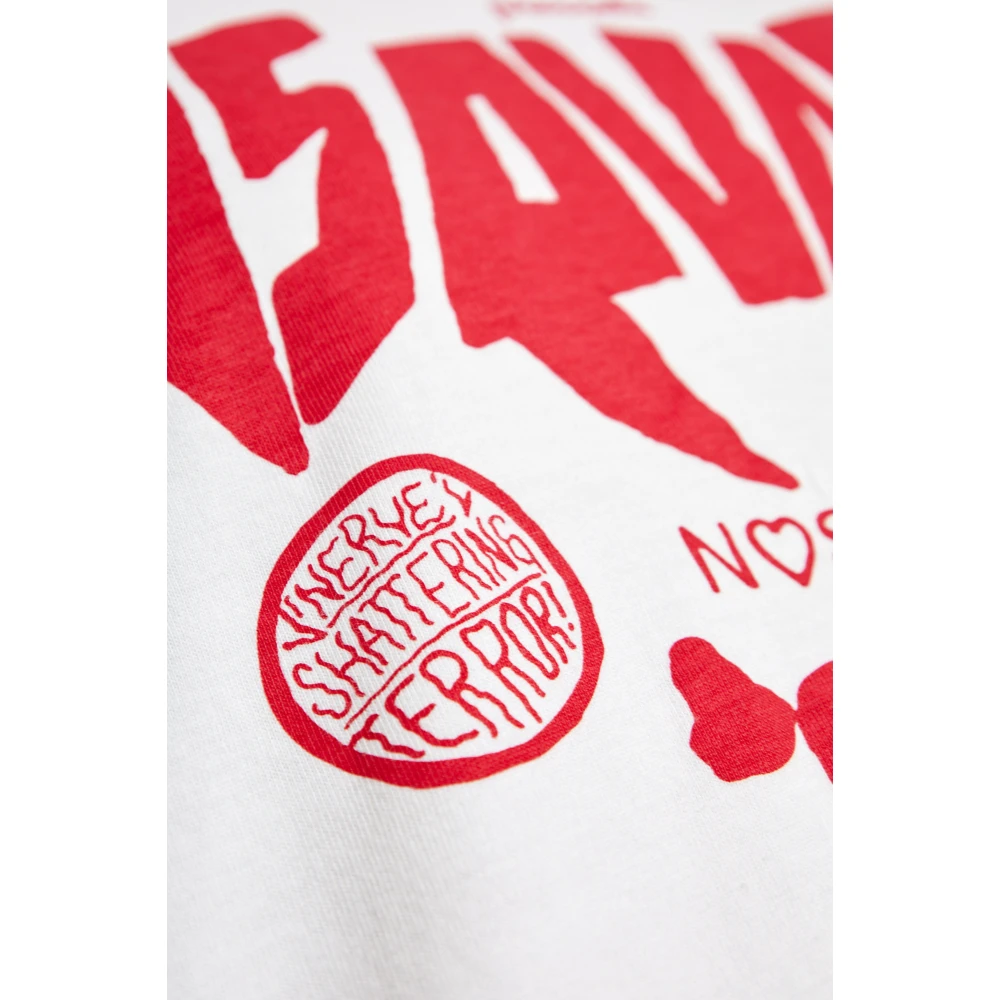 Dsquared2 Bedrukt T-shirt White Dames