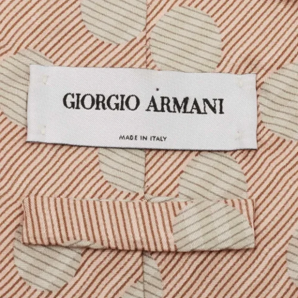 Armani Pre-owned Silk home-office Pink Heren