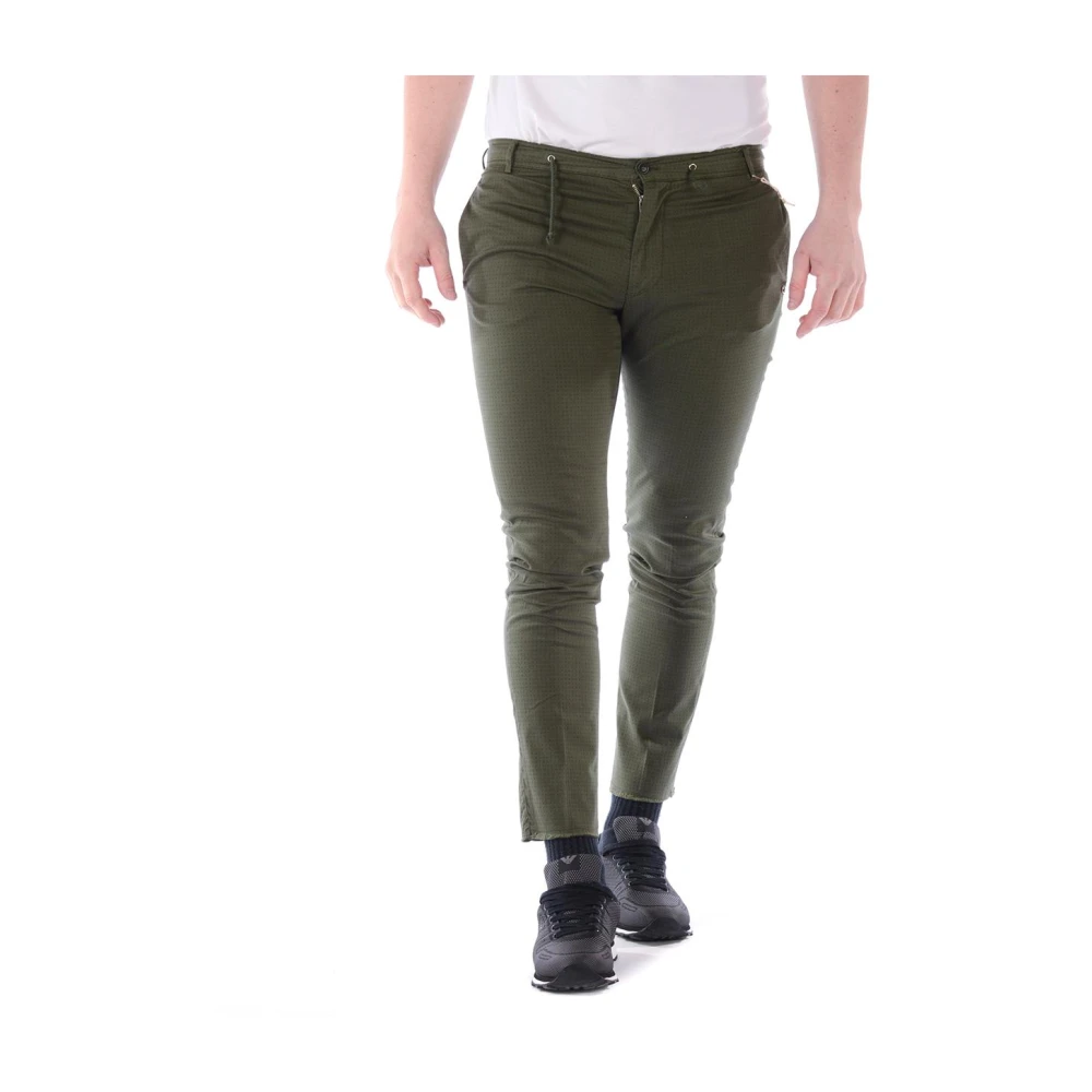 Daniele Alessandrini Men's Green Trouser - Chinos - M - Trousers