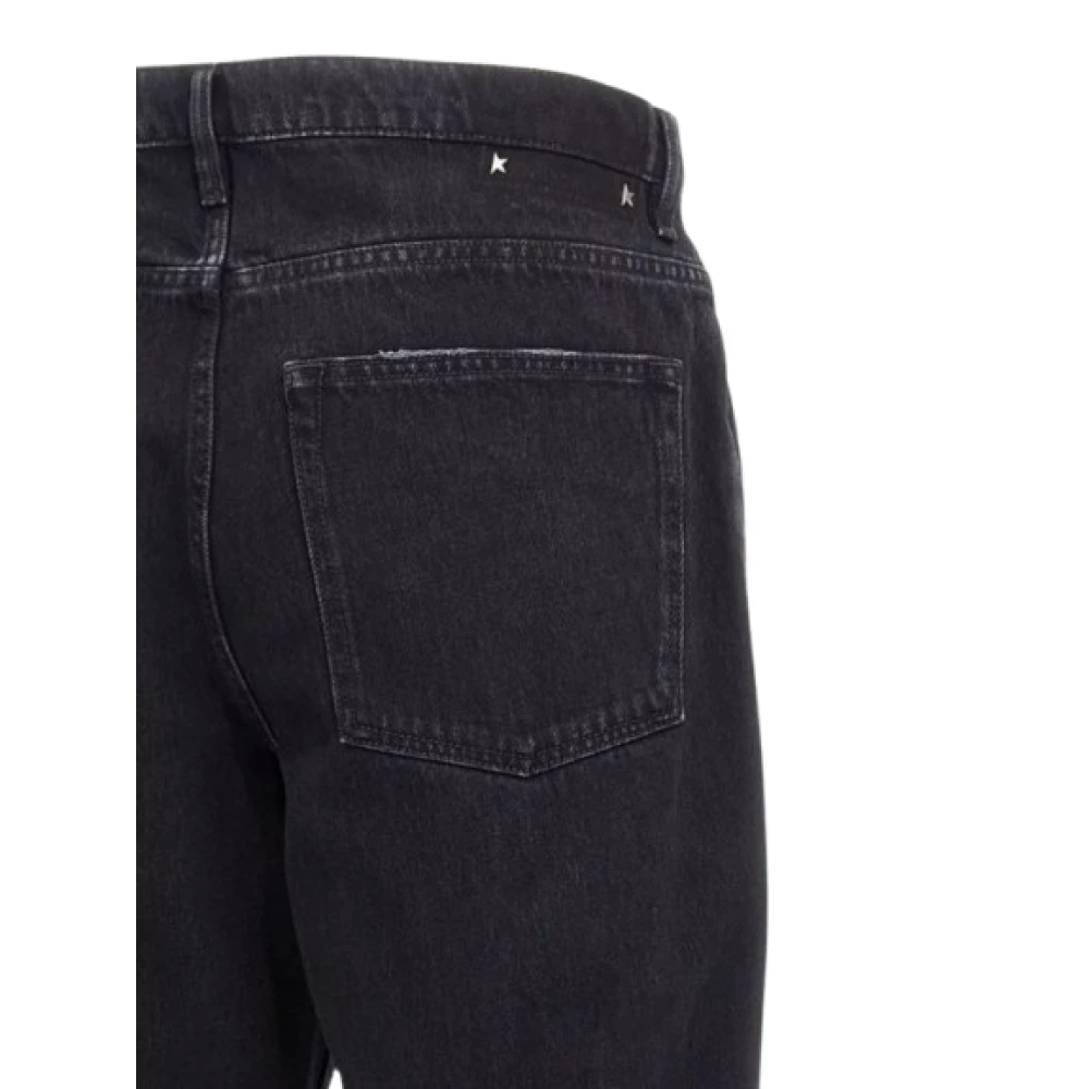Golden Goose Raw-Cut Edge Jeans Black Heren