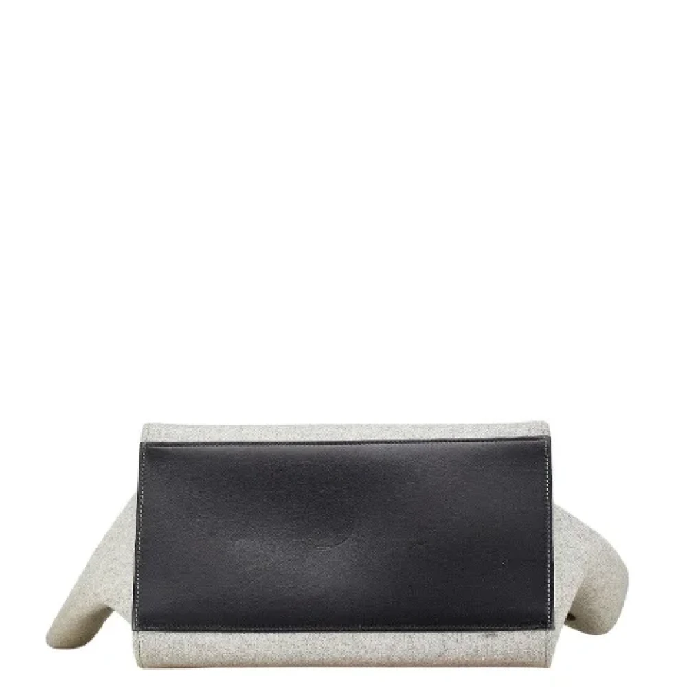 Celine Vintage Pre-owned Canvas celine-bags Gray Dames