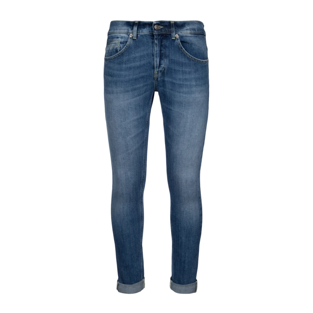 Dondup Blauwe Skinny Fit Jeans Gemaakt in Italië Blue Heren