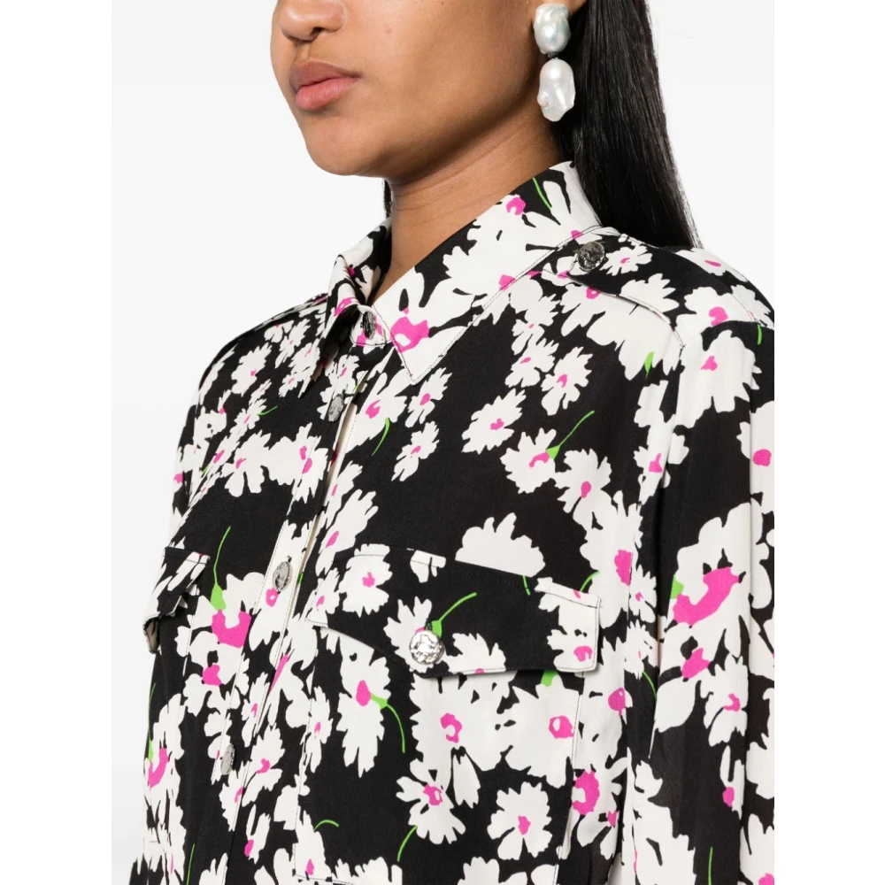 Msgm Zwarte Casual Shirt voor Mannen Multicolor Dames