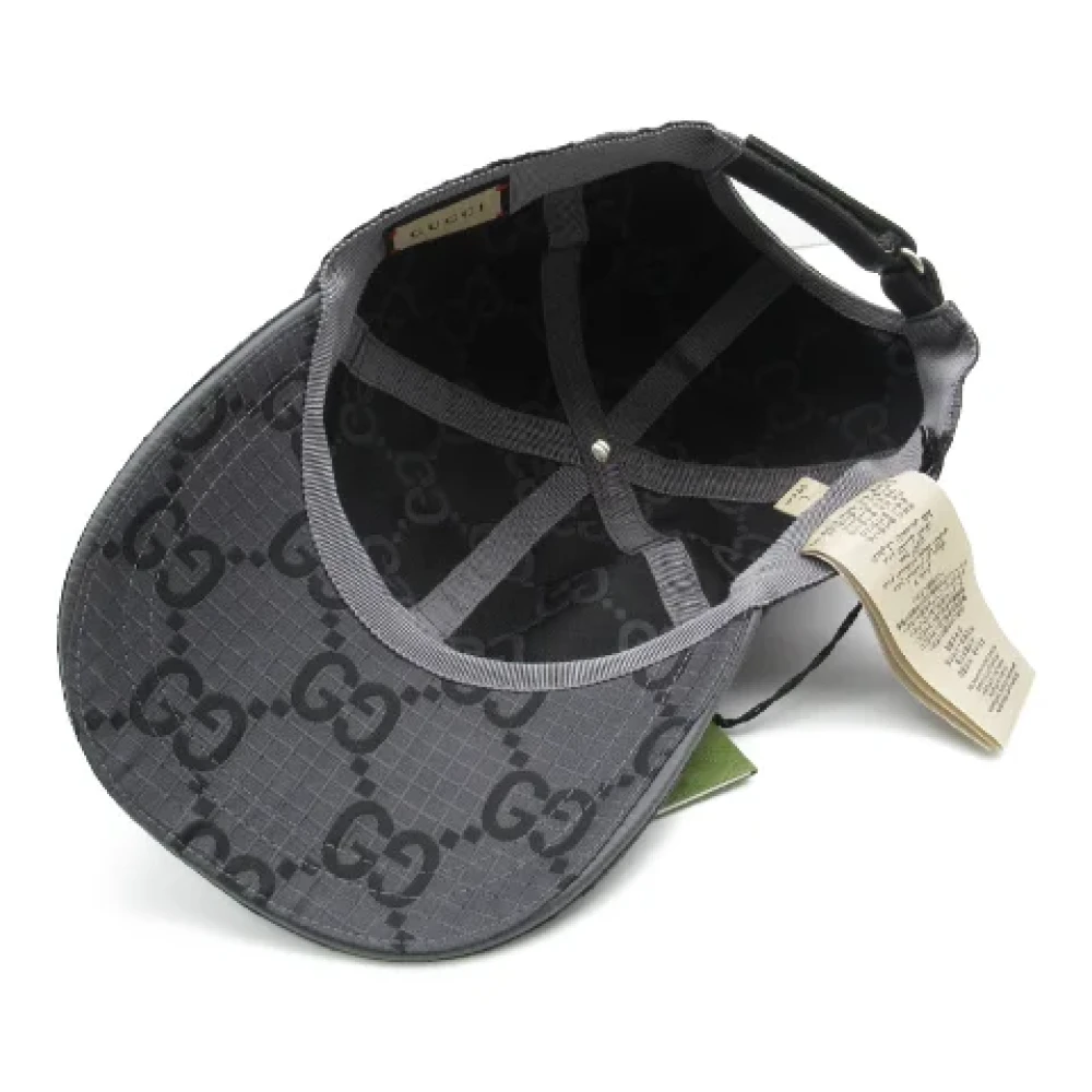 Gucci Vintage Pre-owned Fabric hats Gray Dames