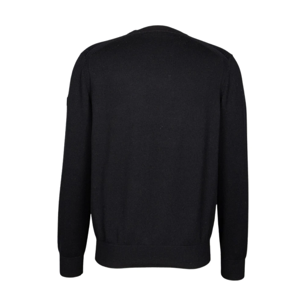 Karl Lagerfeld Punt gebreide crewneck 655042-544305 Black Heren