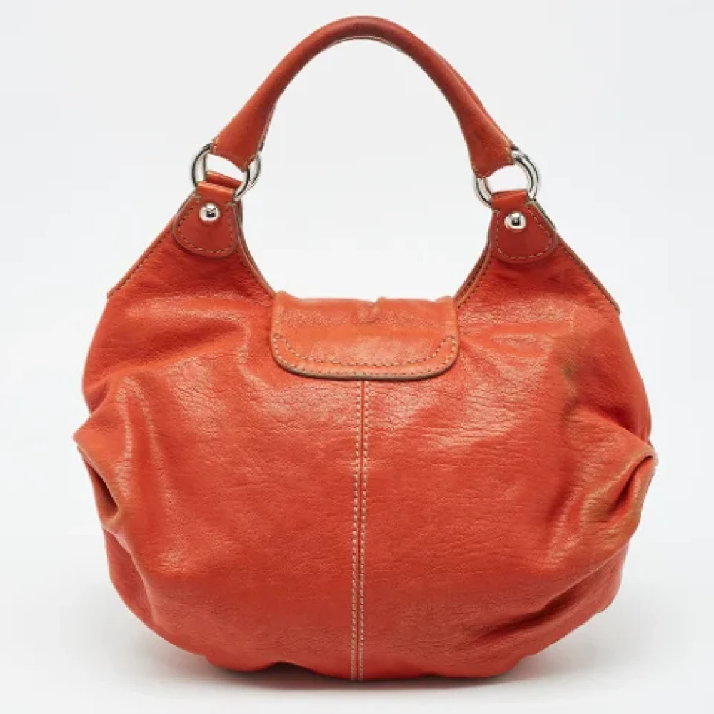 Dolce & Gabbana Pre-owned Leather handbags Orange Dames