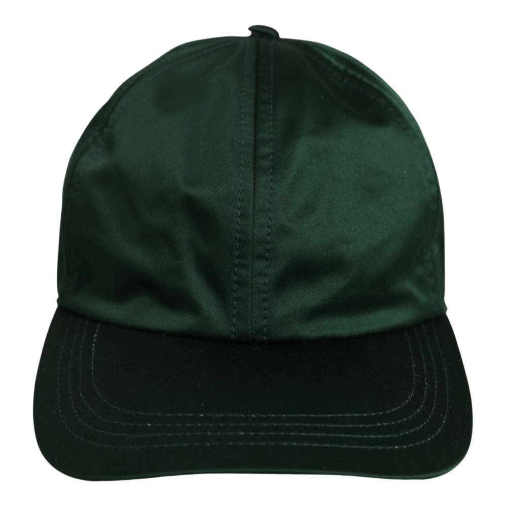 Dolce & Gabbana Cotton Gabardine Baseball Cap - Unisex - Hats & Caps - Green - One Size - Accessories
